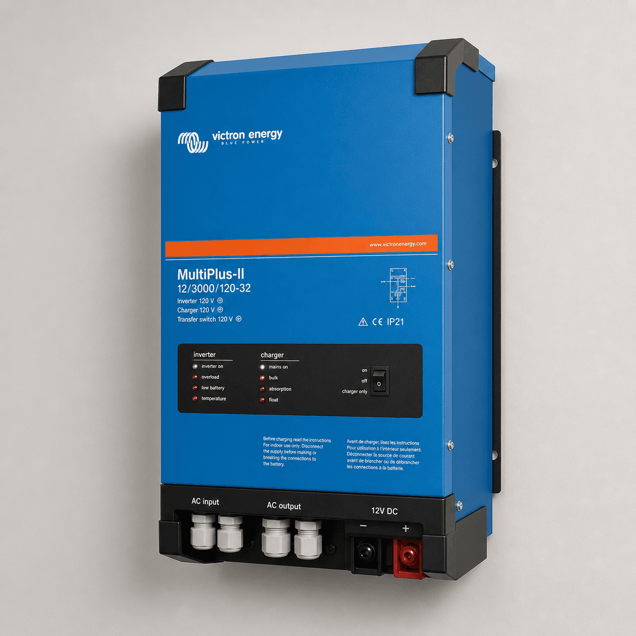 MultiPlus-II 12/3000/120-32 Inverter Charger